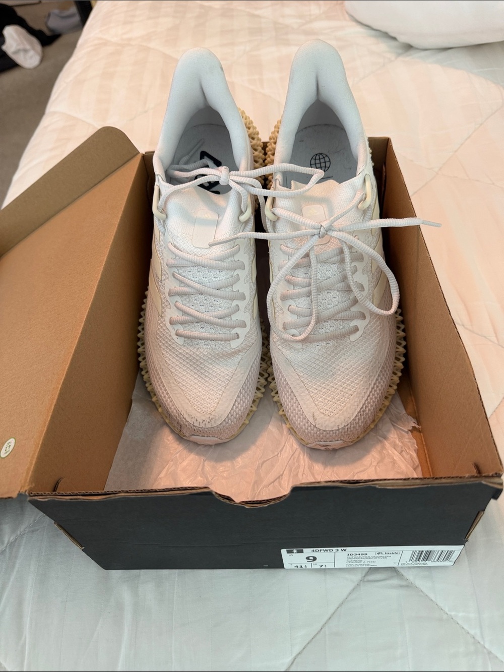 Addidas 4D White Women's Athletic Sneakers - Lightweight Comfort